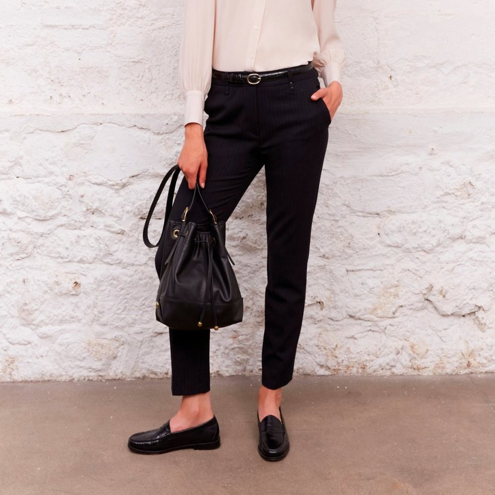 NEW! Gerard Darel Lucia Tennis Striped 7/8 Pants